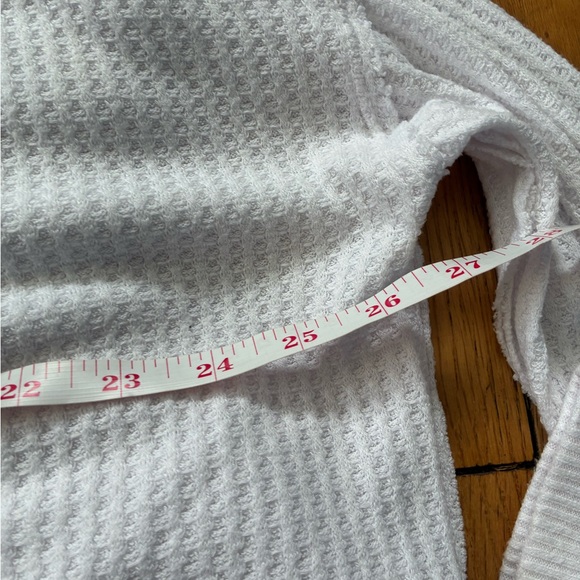 We The Free oversized waffle knit thermal long sleeve top - Picture 6 of 6